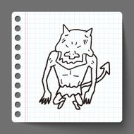 monster doodle N33