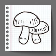 mushroom doodle N9