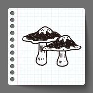 mushroom doodle N11