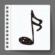 music note doodle N17