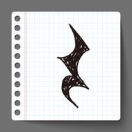 music note doodle N21