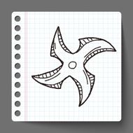 ninja weapon doodle N5