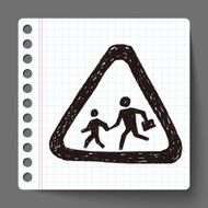 no running sign doodle N2