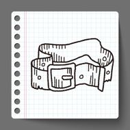 pant belt doodle