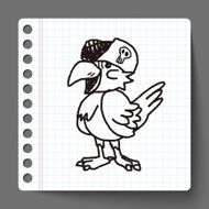 Parrot doodle N6