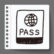 passport doodle drawing N3