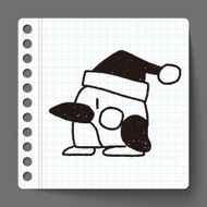 penguin doodle drawing N3
