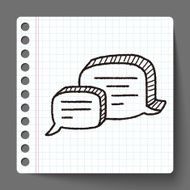 people talk doodle N12