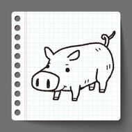 pig doodle N6