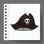 pirate hat doodle N8