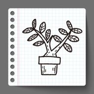 plant doodle N101