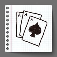 playcard doodle drawing N3