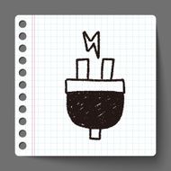 plug doodle drawing N5