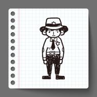 police doodle N7