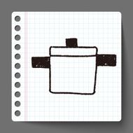 pot doodle drawing N3