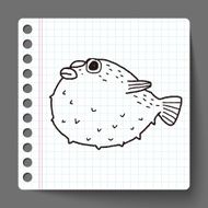 Puffer doodle N2