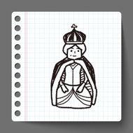 queen doodle