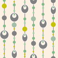 Colored circle seamless pattern retro background
