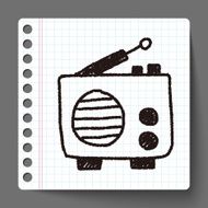 radio doodle drawing N8