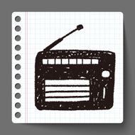 radio doodle drawing N10