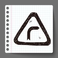 Right turn doodle N2