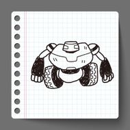 robot doodle N159