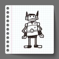 robot doodle N165
