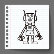 robot doodle N166