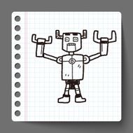 robot doodle N168