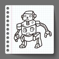 robot doodle N169