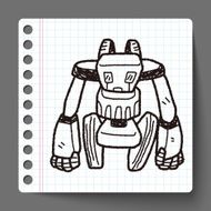 robot doodle N174