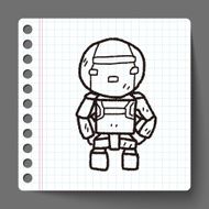 robot doodle N179