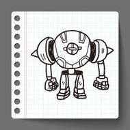 robot doodle N181