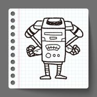 robot doodle N188