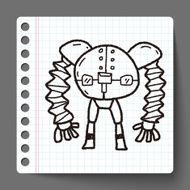 robot doodle N193