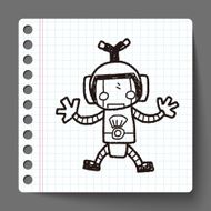 robot doodle N195