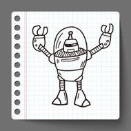 robot doodle N199