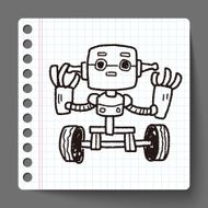 robot doodle N222