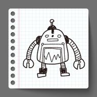 robot doodle N224