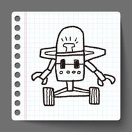 robot doodle N226