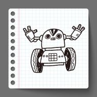 robot doodle N231