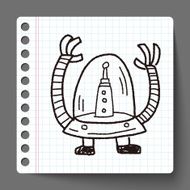 robot doodle N232