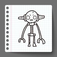 robot doodle N234