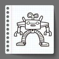 robot doodle N235