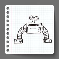 robot doodle N238