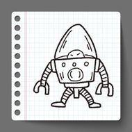robot doodle N242