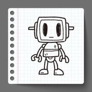 robot doodle N243