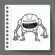 robot doodle N246