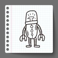 robot doodle N247