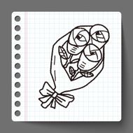 rose doodle